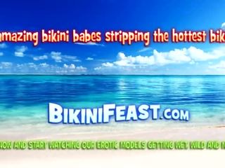 Asiática bombón transparent bikini