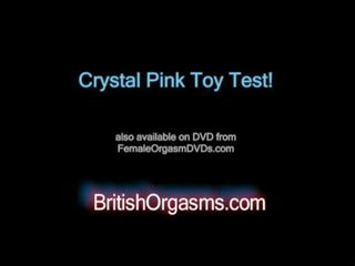 Kristály rózsaszín maszturbáció játék teszt